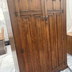 Wood Armoire Wardrobe 