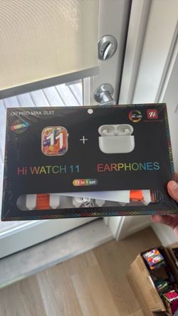 Hi Watch 11 & Earphones Bundle Set smart