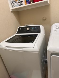 GE Top Load Washing Machine  and Dryer White