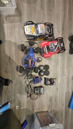 Traxxas Slash Brushless VXL Lot - 2 shells+ Upgrades & Extras