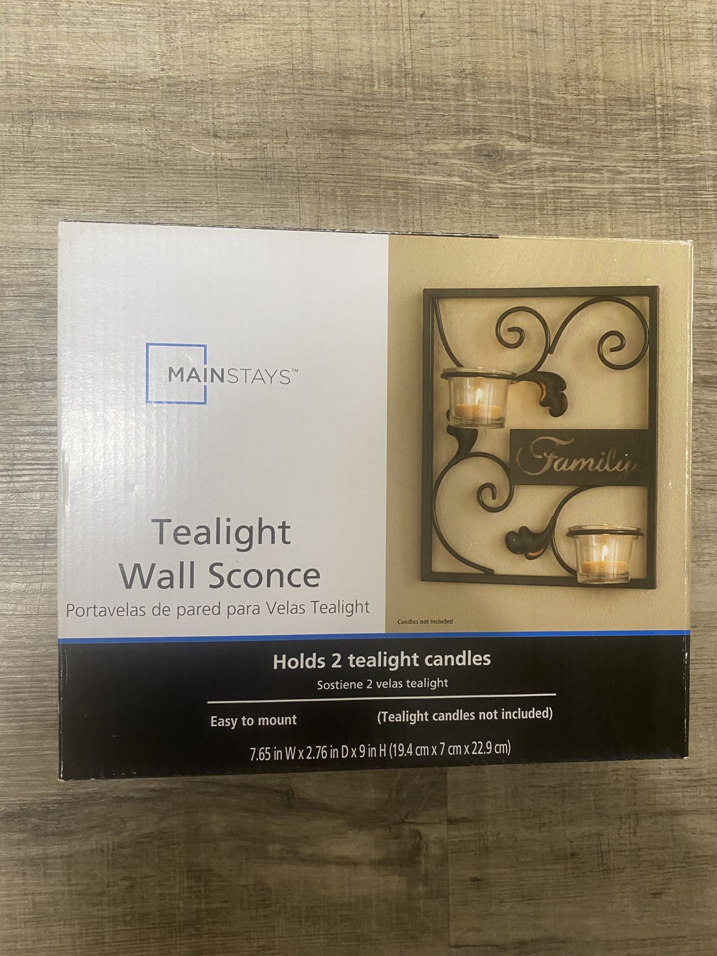 Family Tealight Wall Sconce