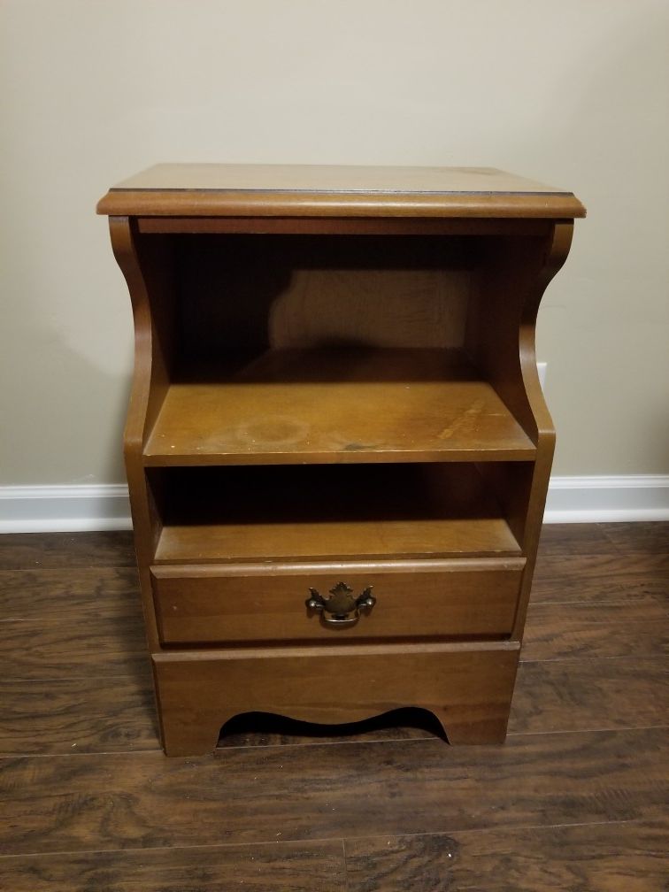 Wooden night stand