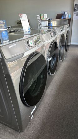 Washer and Dryer Front load Grey
