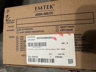 Emtek Ares Helios Lever RH US26