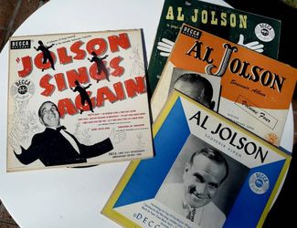 4 VINTAGE AL JOLSON ALBUMS (10" - 33 1/2 RPM)-All 4 For $10