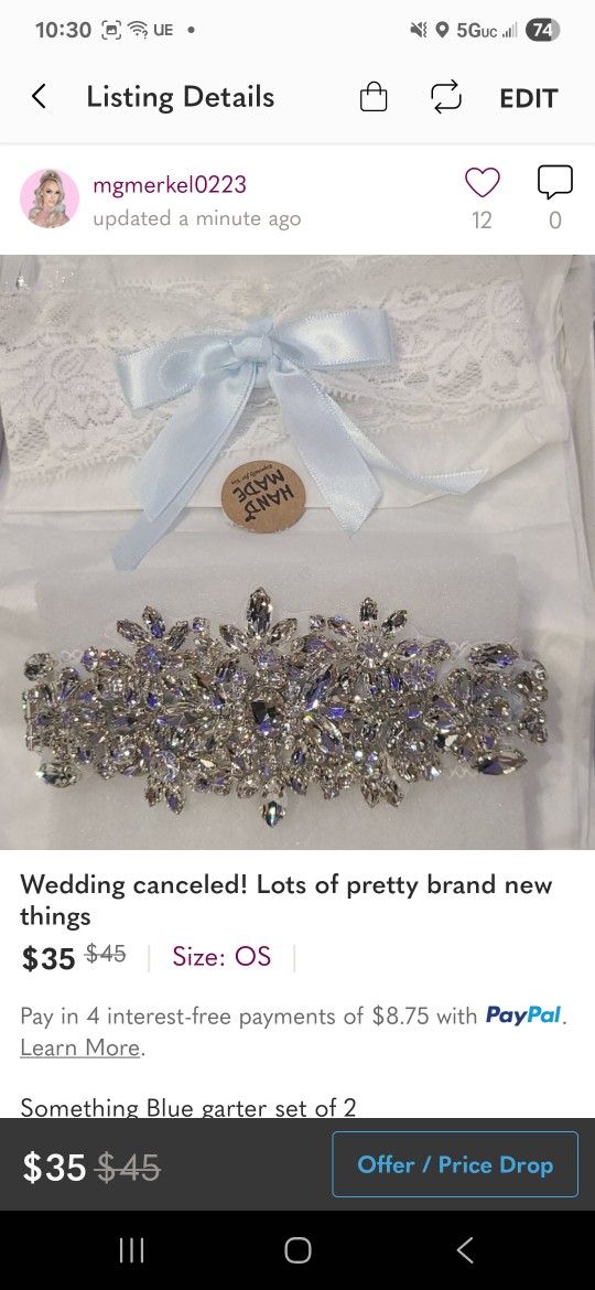 New Wedding Garter Set