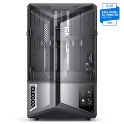 ELEGOO Saturn 4 Ultra 16K Resin 3D Printer with Flip-up Lid, Smart Tank Heating at 30°C, 150mm/h High Speed Printing, Large Printing Size of 8.33×4.66