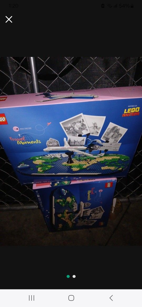 Lego Travel Moments Building Set,World Map For Travelers