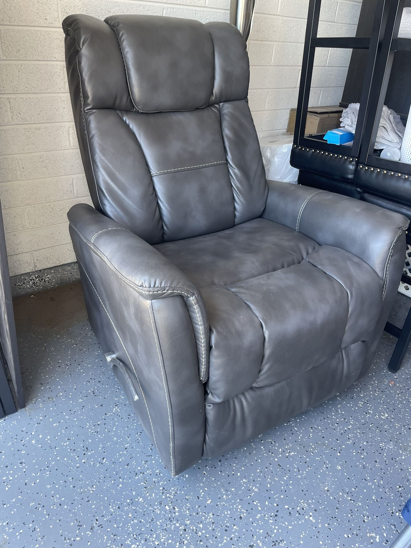 Faux Leather Recliner