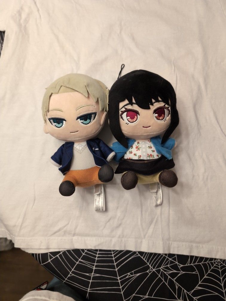 Super Cute Yor And Loid Forget Plushies - 7" - Sitting Pose