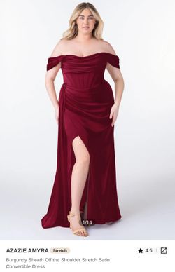 Azazie Burgundy Bridesmaid Dress (16)