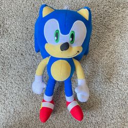 Sonic The Hedgehog Plush Soft Doll