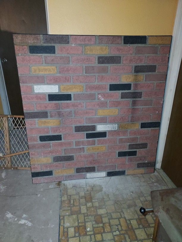 Brick Wall For Fireplace