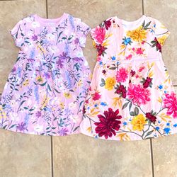 2 NEW Beautiful Girl Floral/Flower Dresses size 3T