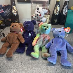5 beanie baby’s 
