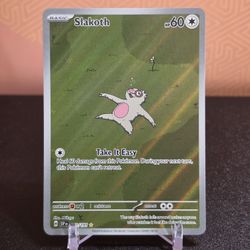 Pokemon Surging Sparks Slakoth Illustration Rare 