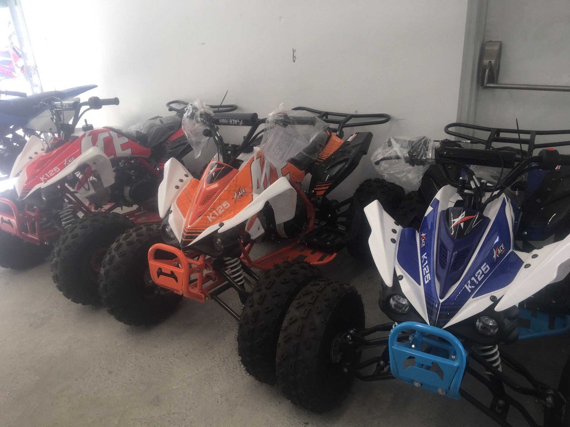 125cc ACE power sport ATVs Org price $1499