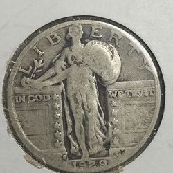 1929 S Standing Liberty Quarter