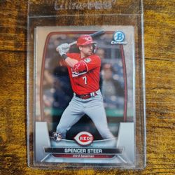 Spencer Steer Baseball Card Collection!!