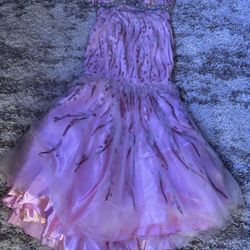 Pink/silver Dress size 8