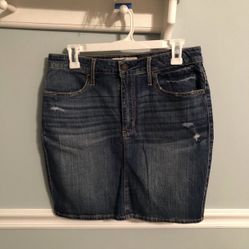Hollister Denim Mini Skirt Size 11