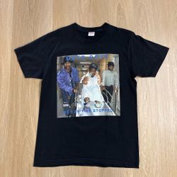 Supreme Geto Boys Rap-A-Lot Records Graphic Tee Black Crew Neck Short Sleeve L
