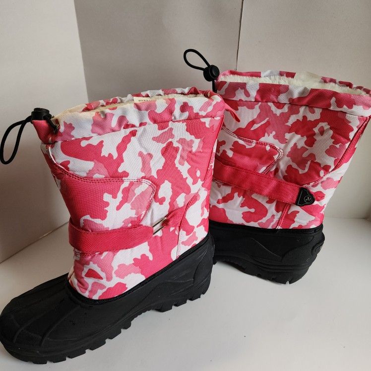 Red Head Girls Size 6 Snowboard Snow Winter Boots Pink Insulated