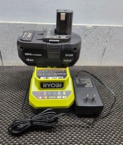 Ryobi Battery  And  Charger