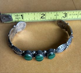 Vintage Sterling Turquoise Mexico Bracelet