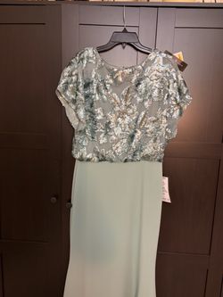 Sequin Bodice Formal Gown with Tags