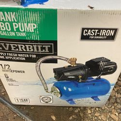 EVERBILT JET/TANK COMBO PUMP WITH 6 Gallon Tank