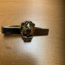 Hickok Tie Bar With Dog