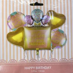 Happy Birthday Balloon Set 