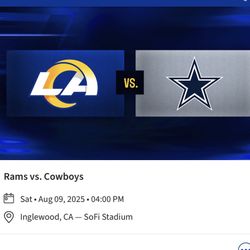 Rams Vs Cowboys 