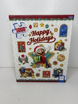 Mario happy holidays puzzle