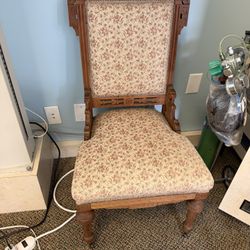 Carved Circa 1890's Antique Eastlake Chair Seating