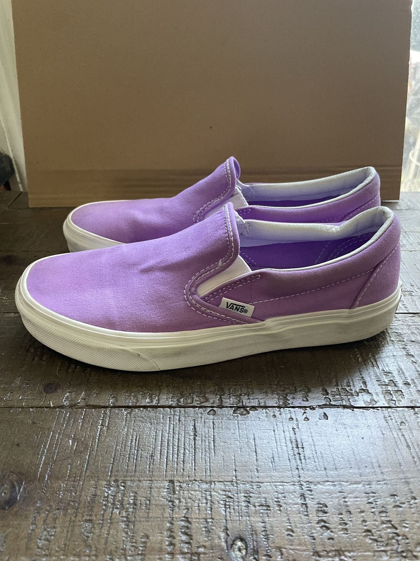 Purple Slip On Vans
