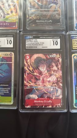 Monkey D. Luffy One Piece CGC Gem Mint 10