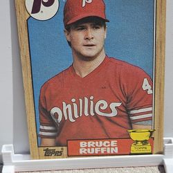 Bruce Ruffin Philadelphia Phillies baseball card