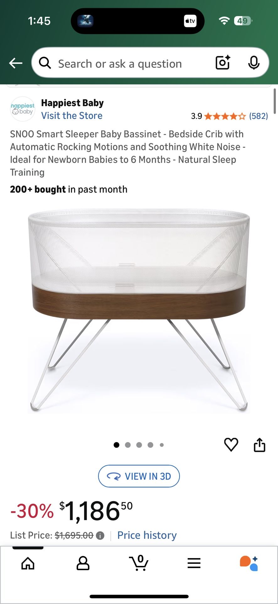 Used Snoo Bassinet