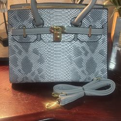 Grey Crocodile Niloticus Handbag