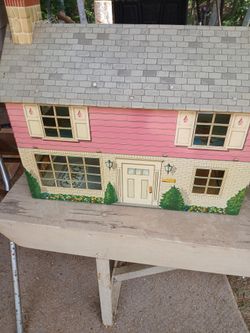 Vintage metal doll house