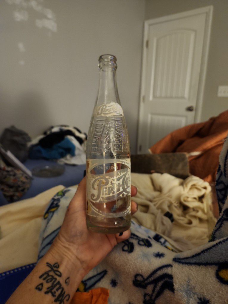 Vintage Sparkling Pepsi-Cola Bottle 
