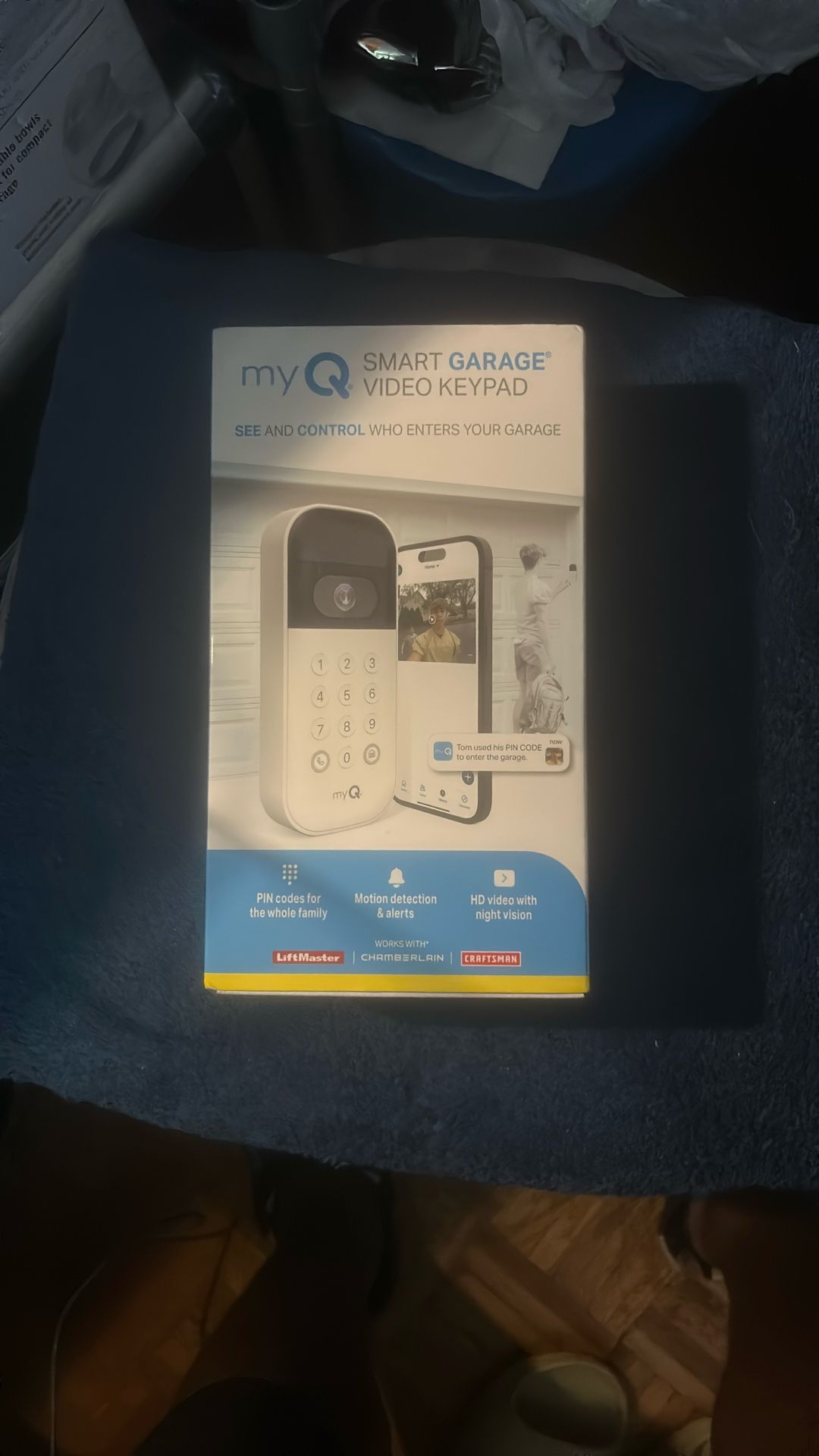 My Q Smart Garage Video Keypad