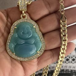 Big light buddha necklace 