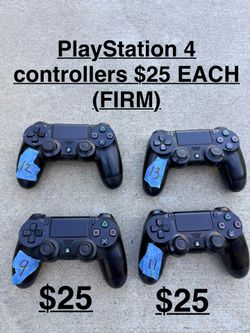 PlayStation 4 controllers $25 EACH (FIRM PRICE)