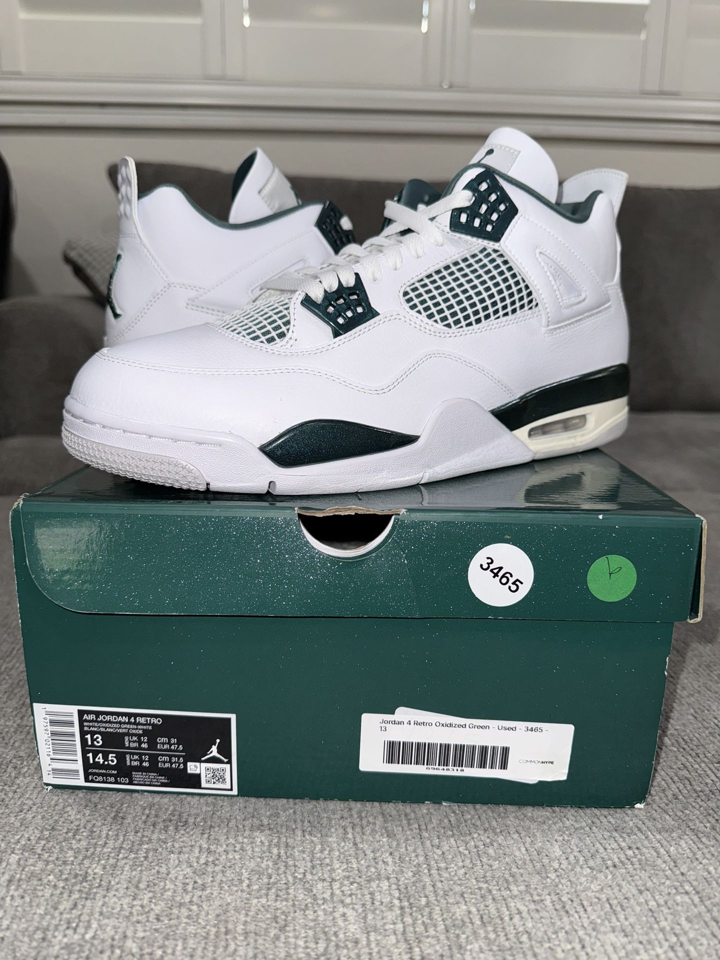 Jordan 4 Oxidized Green 