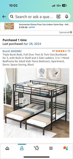 Triple Bunk Bed
