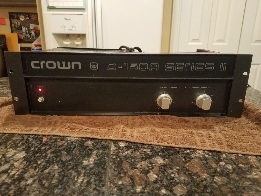 Crown D150a Series ll Stereo Amplifier