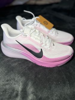 Nike Air Zoom Running Sneakers White Pink